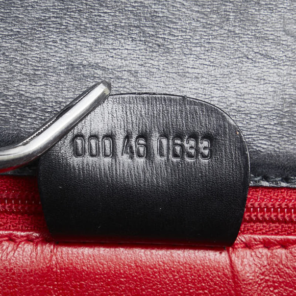 GUCCI Black Leather Bamboo Shoulder Bag - Picture 15 of 16